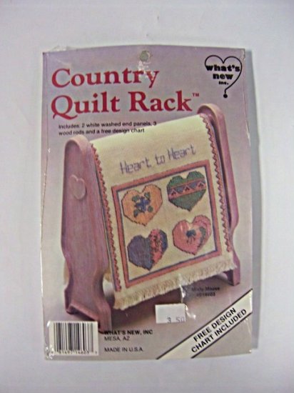 6 1/2\"X5 1/2\" Miniature Country Quilt Rack