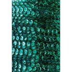 1/4" Green Flat Sequin Trim