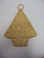 10" Rattan Christmas Tree