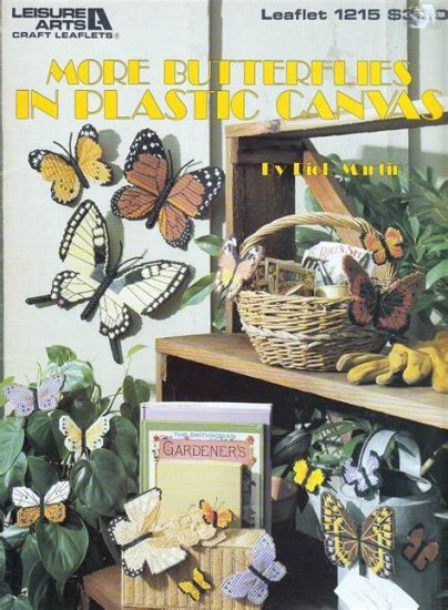 More Butterflies in Plastic Canvas