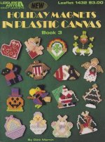 Holiday Magnets in Plastic Canvas Book 3