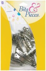 3" Silver Auto Barrette - Value Pack