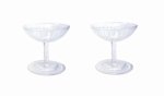 2" Clear Plastic Champagne Glass