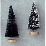 3" Green Sisal Tree w/ Frost-