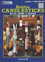 Holiday Candlesticks in Plastic Canvas