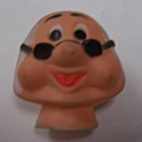 2 1/2" Male Head W/ Glasses