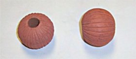 2" Round Clay Bead