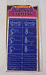 Armour Etch Rub 'n' Etch Stencil - Wedding Assortment