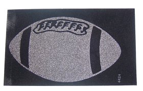 Football Velour Iron-On Transfer