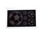 Soccer Ball Velour Iron-On Transfer