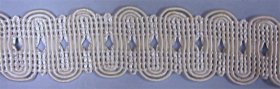 1 1/4" Off-White Thread Trim