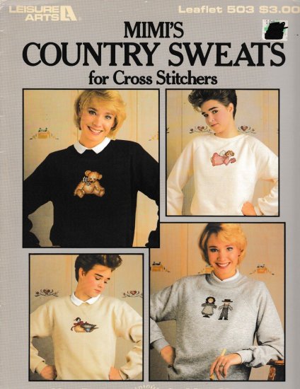 Mimi\'s Country Sweats for Cross Stitchers (waste canvas)