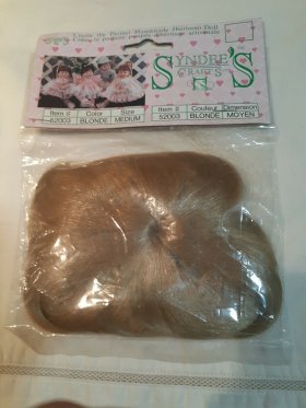 Syndee's Crafts Vintage Medium Doll Wig