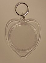 3" Heart Acrylic Keychain