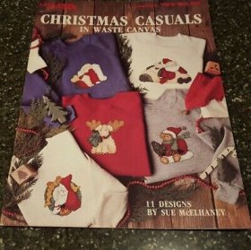 Christmas Casuals in Waste Canvas