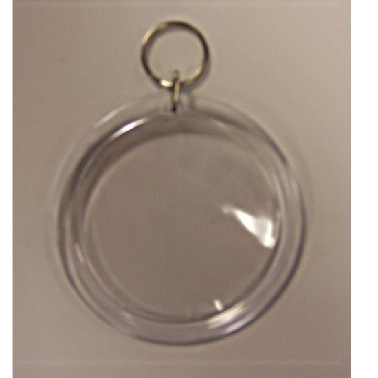 2-1/4\" Round Acrylic Keychain