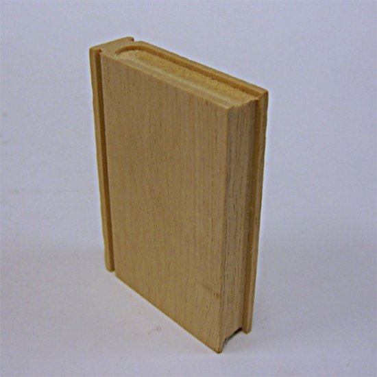 Unfinished 1 3/8 x2\"x7/16\" Wood Book