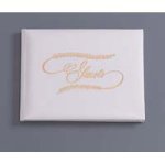 White w/ Gold "Our Wedding" Guest Book