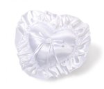 Satin Heart Ring Bearer Pillow