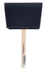 Foam Brush 4" Black