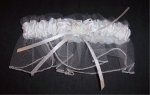 White Tulle Garter