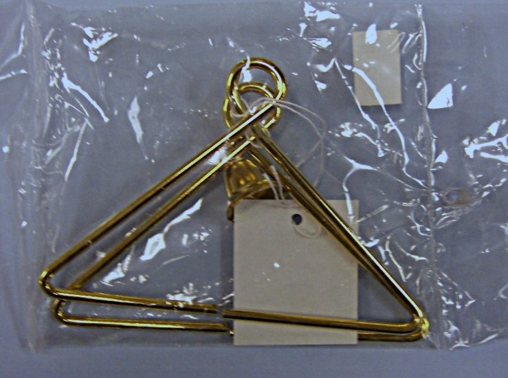 4\" Gold Metal Bell Pull
