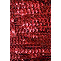 1/4\" Red Flat Sequin Trim