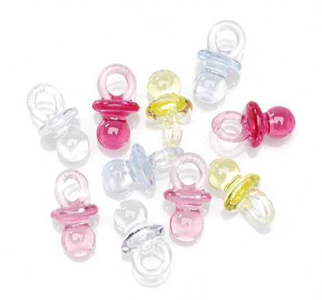 12mmX7/8\" Plastic Pacifier Beads