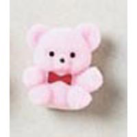 Mini Flocked Bear