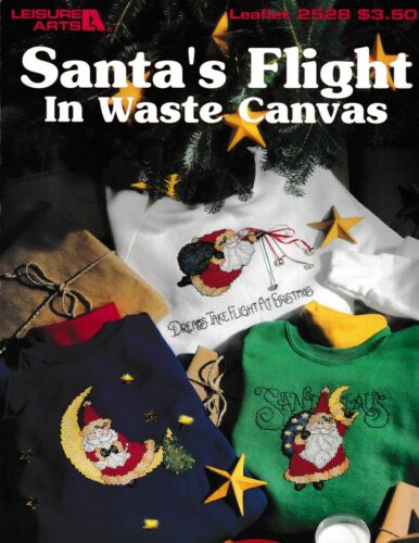 Santa\'s Flight in Waste Canvas