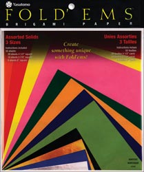 Assorted Solids Origami Paper