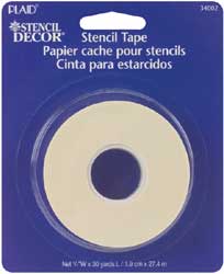 Stencil Tape - 3/4\"x30 yds