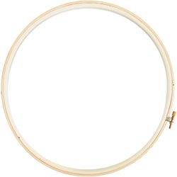 Wood Embroidery Hoop 10\"X1/2\" Depth