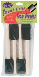 Foam Brush 4" Black