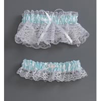 Lt. Blue Garter Set